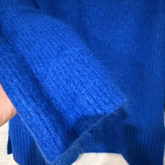 & Other Stories Blue Knit Turtle Neck Sweater in sz. S - Picture 7 of 13
